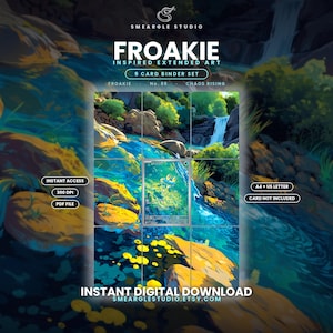 Froakie 88/86 Extended Binder Art Binder Display (Digital Download)