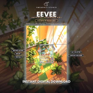 Eevee 173 Extended Binder Art Display (Digital Download)