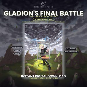 La batalla final de Gladion 108: Presentación de arte extendida en carpeta (descarga digital)