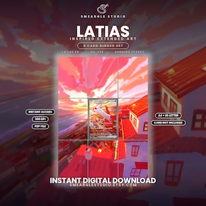 Latias Ex 239/191 Extended Binder Art Display (Digital Download) image 1