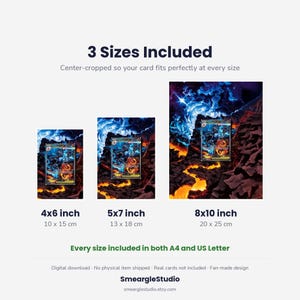 Charizard 125/94 Extended Art - Pokemon Framed Wall Print | Printable Digital Download Poster image 3