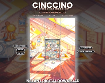 Cinccino ex 119/86 Extended Binder Art Display (Digital Download)