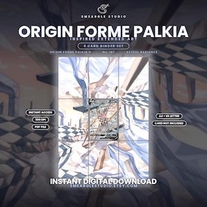 Exhibición de arte de la carpeta extendida Origin Forme Palkia V 167/189 (Descarga digital) imagen 1