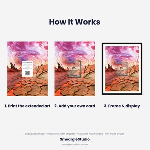 Great Tusk ex 246 Extended Art - Pokemon Framed Wall Print | Printable Digital Download Poster image 4