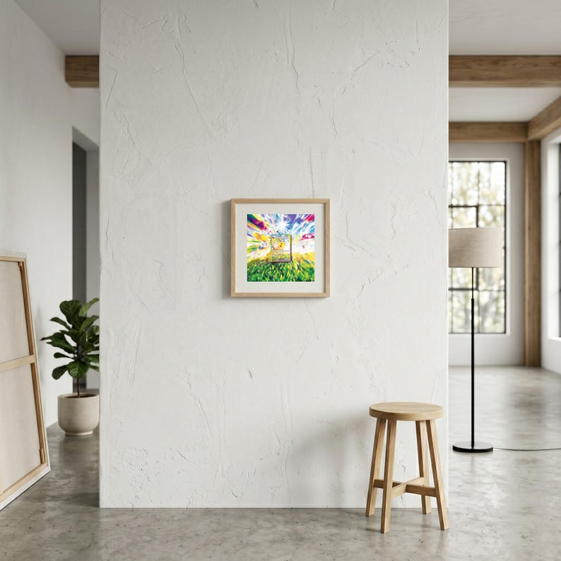Pikachu 238/191 Extended Art - Pokemon Framed Wall Print | Printable Digital Download Poster image 5