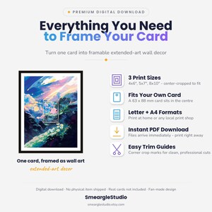 Clefairy 94/88 Extended Art - Pokemon Framed Wall Print | Printable Digital Download Poster image 2