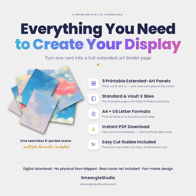 Piplup 239/236 Extended Binder Art Display (Digital Download) image 2
