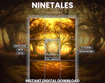 Ninetales 199/197 Extended Binder Art Display (Digital Download)