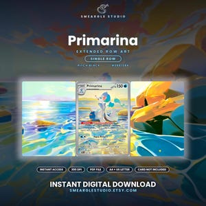 Primarina 88/84 Extended Row Art (Digital Download) image 1