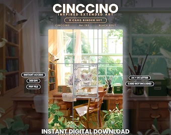Cinccino 153/86 Extended Binder Art Display (Digital Download)