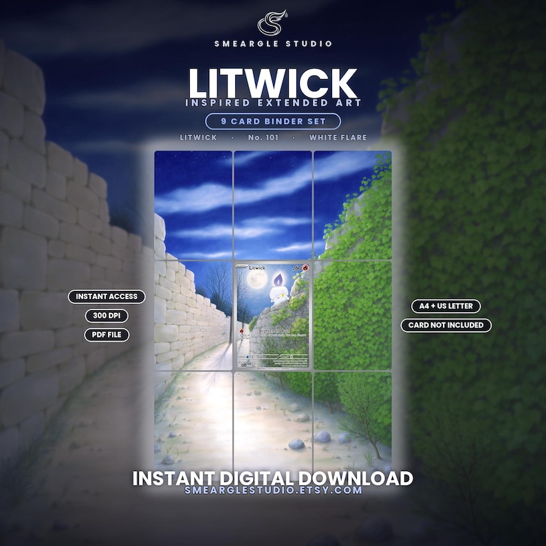 Litwick 101/86 Extended Binder Art Display (Digital Download) image 1