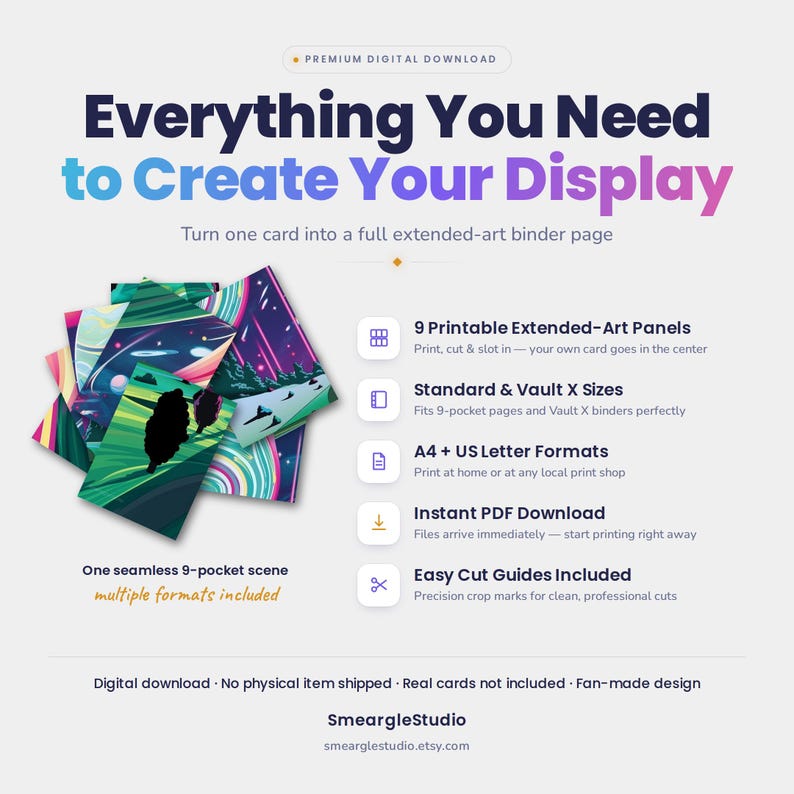 Deoxys VMAX GG45/GG70 Erweitertes Binder-Art-Display (Digitaler Download) Bild 2