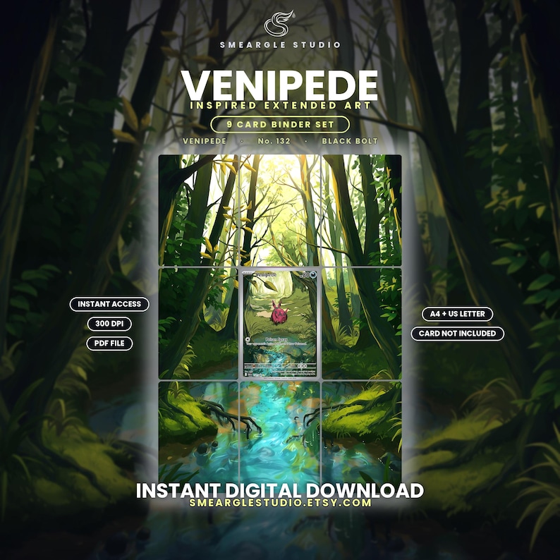 Venipede 132/86 Extended Binder Art Display (Digital Download) image 1