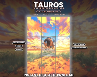 Tauros 96/86 Extended Binder Art Display (Digital Download)