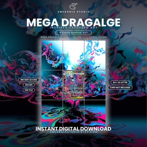 Mega Dragalge ex 118/86 Extended Binder Art Display (Digital Download)