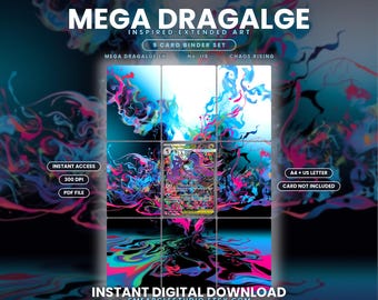 Mega Dragalge ex 118/86 Extended Binder Art Display (Digital Download)