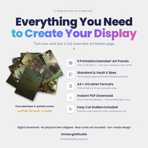Turtwig GG31/GG70 Extended Binder Art Display (Digital Download) image 2