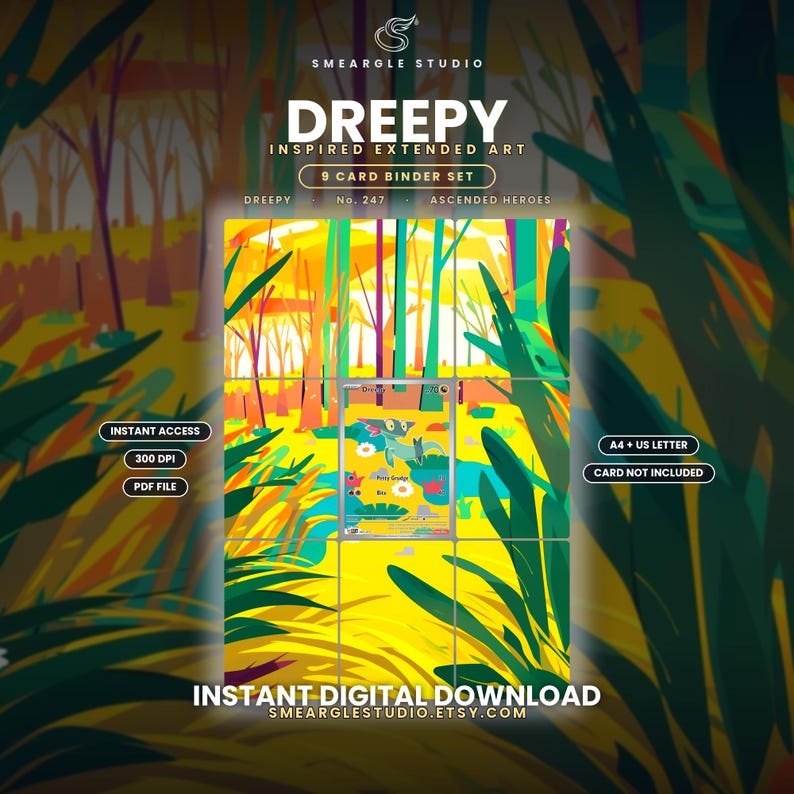 Dreepy 247/217 Extended Binder Art Display (Digital Download) image 1