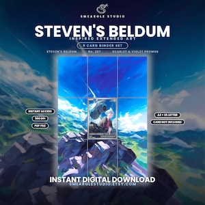 Steven's Beldum 207 Extended Binder Art Display (Digital Download) image 1