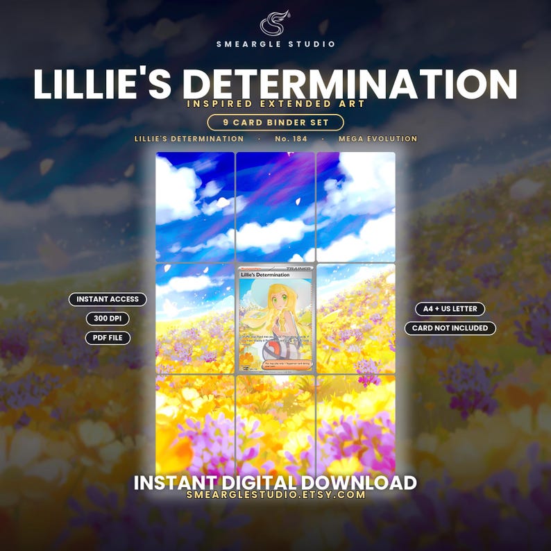 Lillie's Determination 184 Extended Binder Art Display (Digital Download) image 1