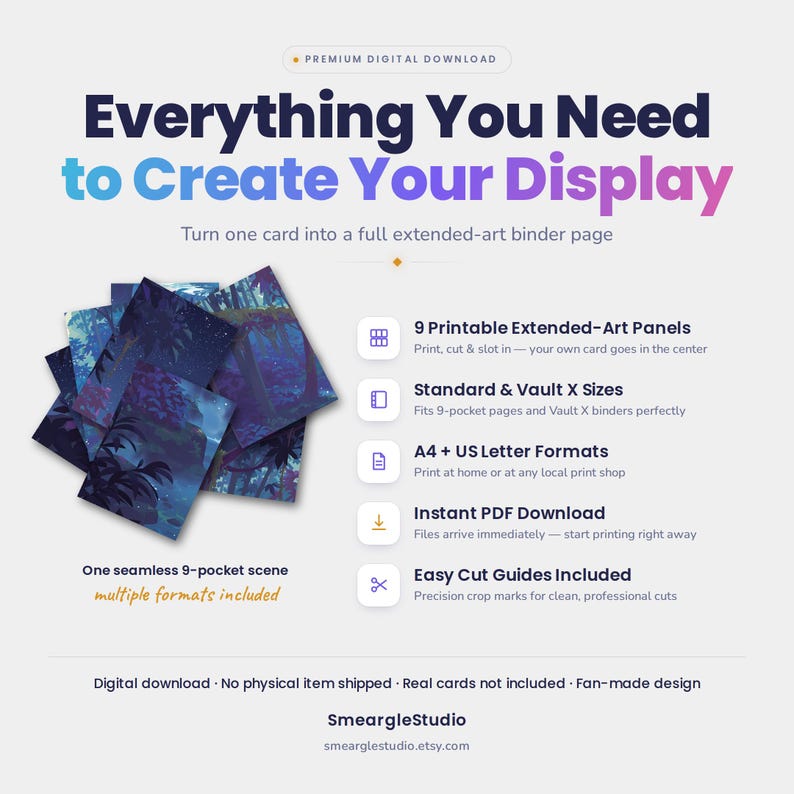 Zorua 142/86 Extended Binder Art Display (Digital Download) image 2