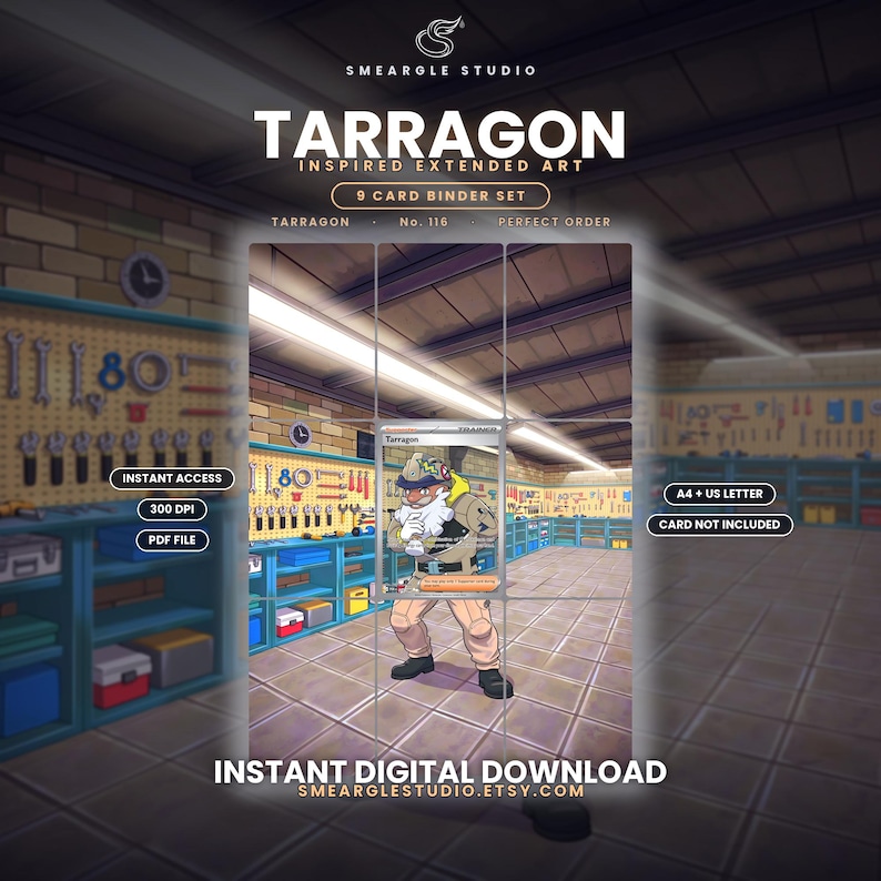 Tarragon 116/88 Extended Binder Art Display (Digital Download) image 1
