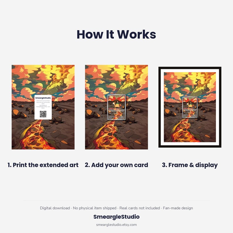 Numel 223 Extended Art - Pokemon Framed Wall Print | Printable Digital Download Poster image 4