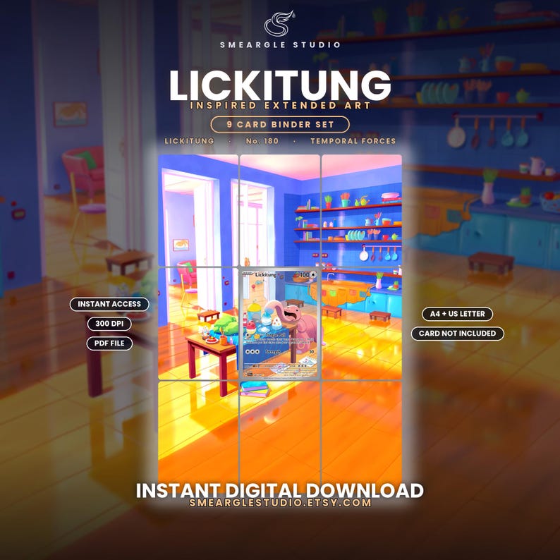 Lickitung 180/162 Erweiterte Ordner-Kunstanzeige (Digitaler Download) Bild 1