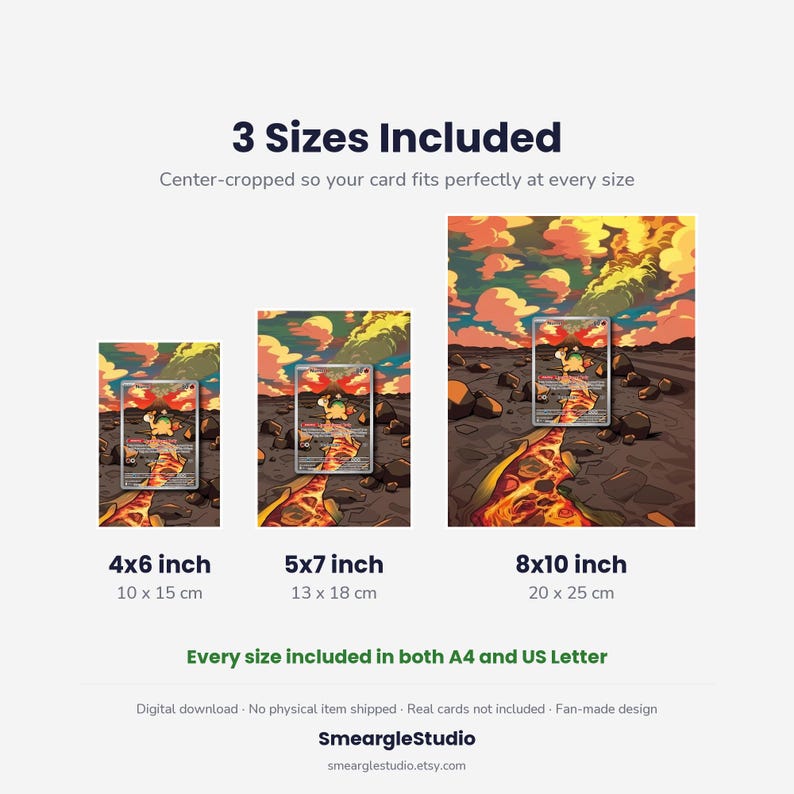 Numel 223 Extended Art - Pokemon Framed Wall Print | Printable Digital Download Poster image 3