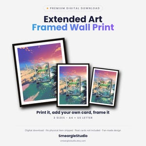 Flygon 101/94 Extended Art - Pokemon Framed Wall Print | Printable Digital Download Poster image 1