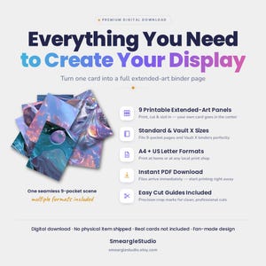 Milotic TG02/TG30 Extended Binder Art Display (Digital Download) image 2