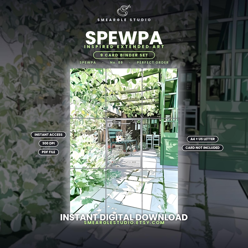 Spewpa 89/88 Extended Binder Art Display (Digital Download) image 1