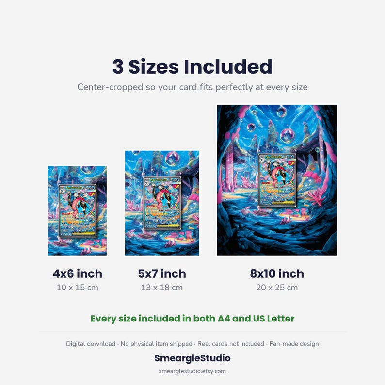 Greninja 116/86 Extended Art - Pokemon Framed Wall Print | Printable Digital Download Poster image 3