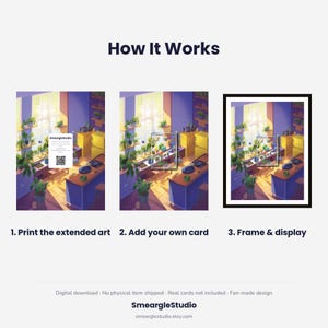 Bulbasaur 143/142 Extended Art - Pokemon Framed Wall Print | Printable Digital Download Poster image 4