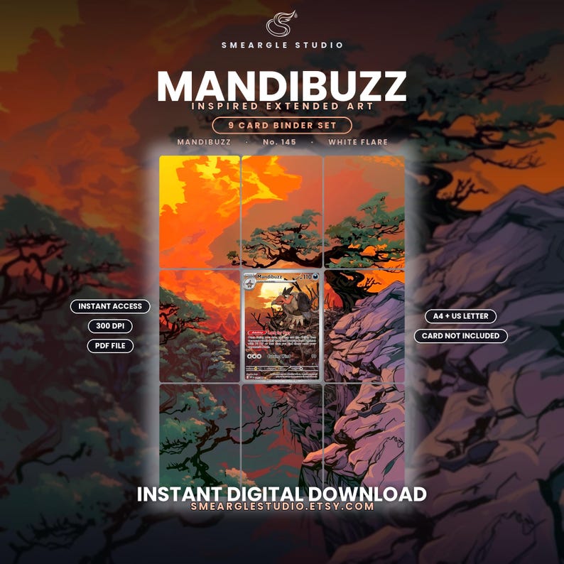 Mandibuzz 145/86 Extended Binder Art Display (Digital Download) image 1
