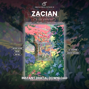 Zacian 100/94 Sammelbinder Art Display (Digitaler Download)