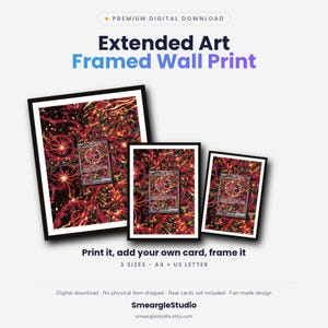 Oricorio 24 Extended Art - Pokemon Framed Wall Print | Printable Digital Download Poster image 1
