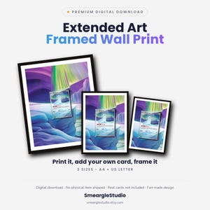 Dewgong 97/94 Arte Extendido - Póster de Pokémon para pared enmarcado / Descarga digital imprimible imagen 1