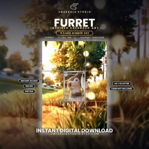 Furret 168/159 Extended Binder Art Display (Digital Download)