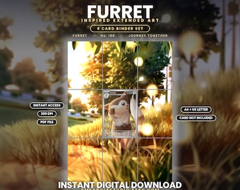 Furret 168/159 Extended Binder Art Display (Digital Download)