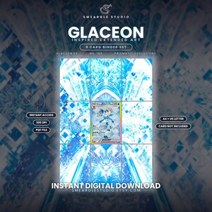 Glaceon ex 150/131 Extended Binder Art Display (Digital Download) image 1