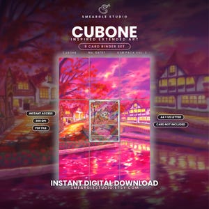 Cubone 407/07 Extended Binder Art Display (Digital Download) image 1
