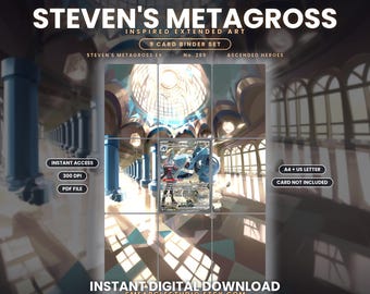 Steven's Metagross Ex 289/217 Sammelbinder Art Display (Digitaler Download)