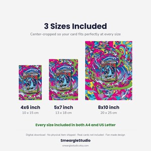 Charizard 23 Extended Art - Pokemon Framed Wall Print | Printable Digital Download Poster image 3