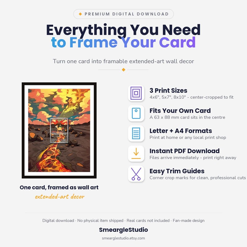 Numel 223 Extended Art - Pokemon Framed Wall Print | Printable Digital Download Poster image 2
