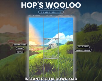 Hop's Wooloo 170/159 Erweiterte Ordner-Kunstpräsentation (Digitaler Download)