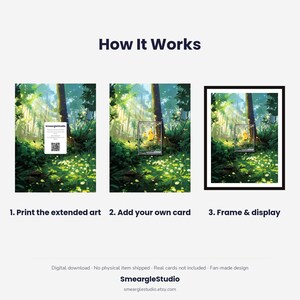 Pikachu 276/217 Extended Art - Pokemon Framed Wall Print | Printable Digital Download Poster image 4