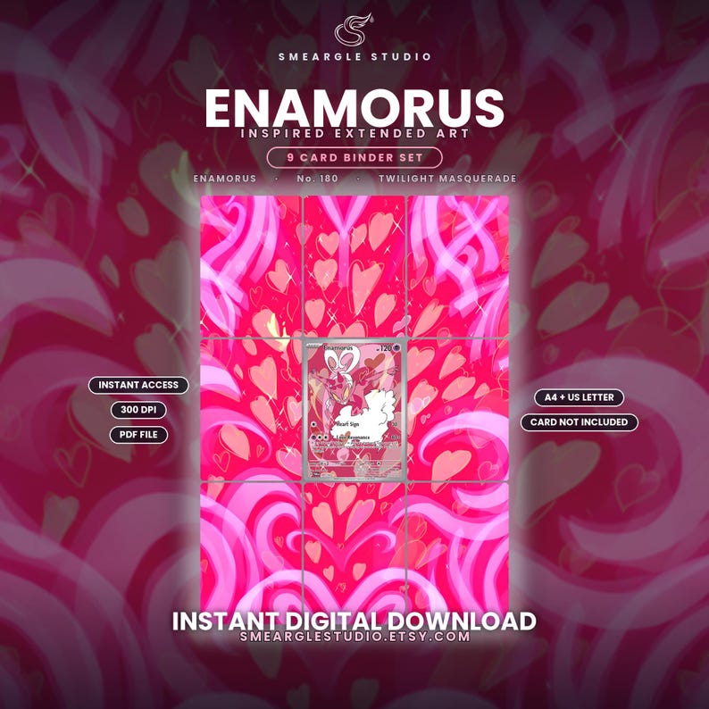 Enamorus 180/167 Extended Binder Art Display (Digital Download) image 1