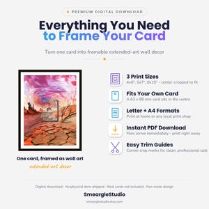 Great Tusk ex 246 Extended Art - Pokemon Framed Wall Print | Printable Digital Download Poster image 2