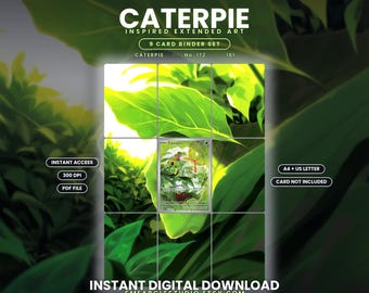 Caterpie 172/165 Extended Binder Art Display (digitale download)